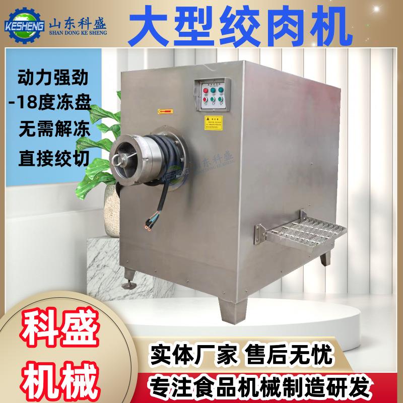 250型全自动冻肉绞肉机 肉馅肉粒绞碎肉机 冻肉盘破碎绞切一体机