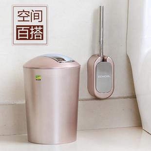 卫生间垃圾桶家用客厅卧室厨房有盖垃圾纸篓大号厕所垃圾筒摇盖式