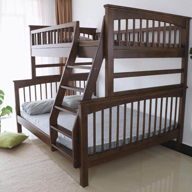 白蜡木全实木双层子母床两层上下铺成年双人高低亲子儿童大人1.5,住宅家具,高低/子母床,淘宝优惠券,粉丝福利购,淘宝优惠卷