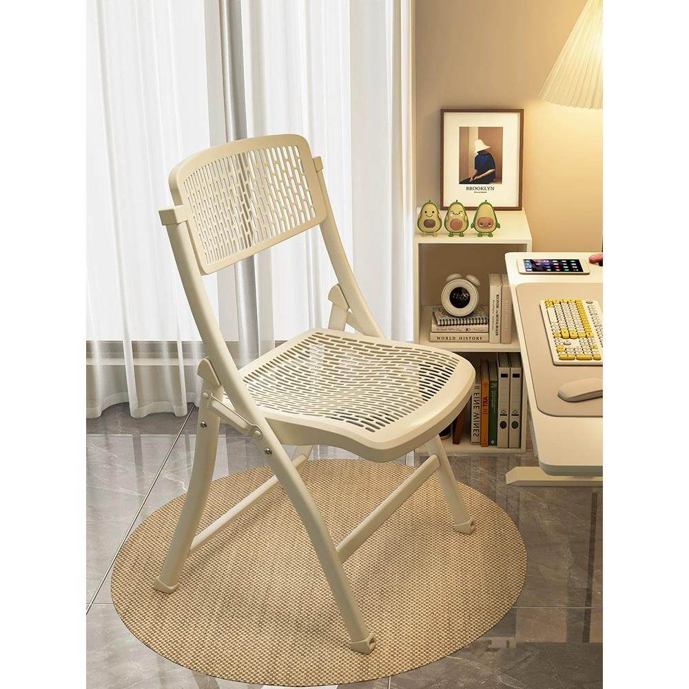 折叠椅舒适久坐靠背椅办公座椅学生宿舍椅子书桌凳子电脑椅会议椅