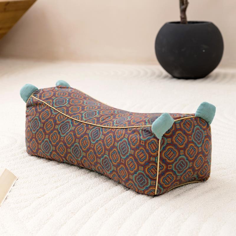 全棉老双纱层虎枕头全荞麦头壳虎枕芯加高透气亲肤ZX24121牵引枕