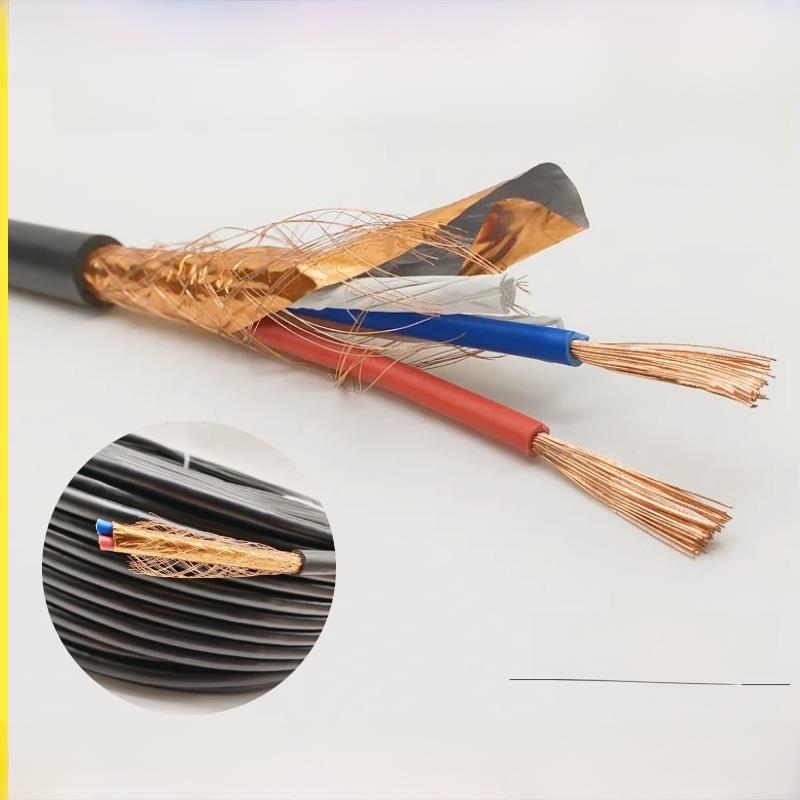 国标RVVP屏蔽线x2芯3芯4芯5.芯6芯05/0.75/1.0/TVVB1..5/25平方信