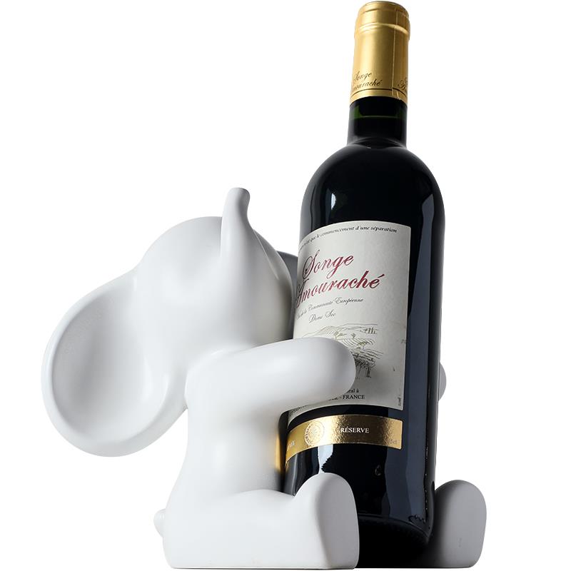 大象红酒架酒柜装饰件品摆轻奢玄高客厅关餐边档柜葡一舟之家萄酒