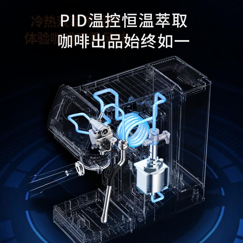 【政府C1补贴一】MOAIQO/摩巧C萃1意式半型自动咖啡机家用冷热小