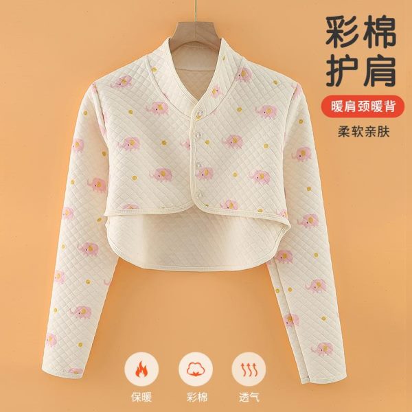 护空调睡觉颈椎上披肩手坎肩夏天臂肩女房月子服保暖晚加厚护肩颈
