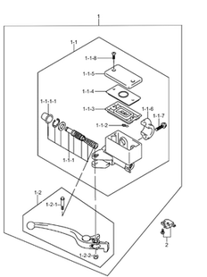 GSX250R前制动油缸前刹车手把前刹车手柄刹车开关加紧盖镜座