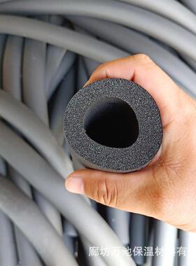 B1级橡塑海绵保温管闭孔发泡橡塑保温管管道橡塑保温材料