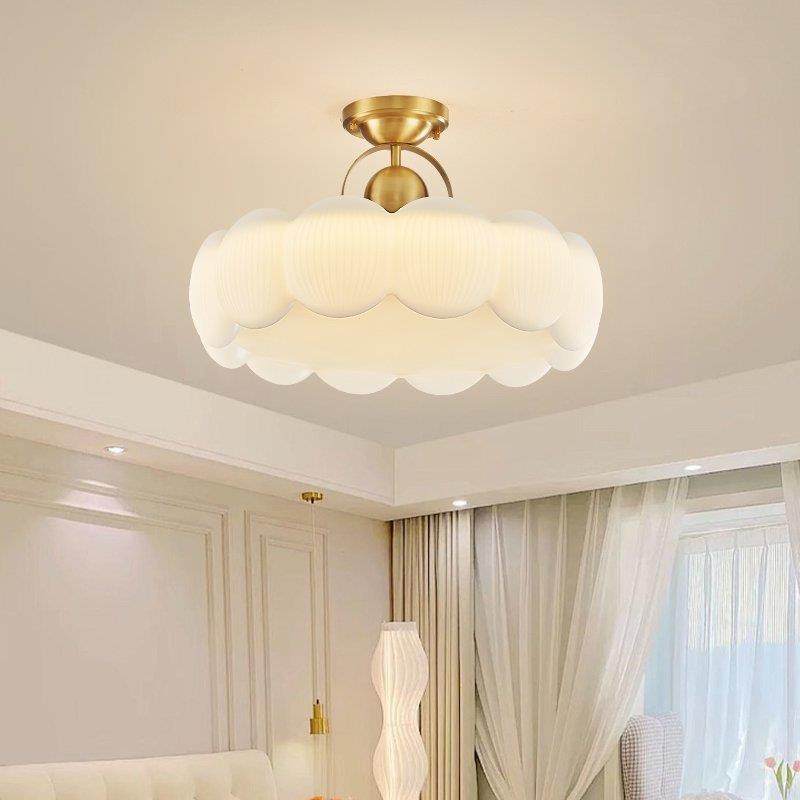 全铜吸顶灯中古风法式奶油公主房主卧现代简约智能灯具,鲜花速递/花卉仿真/绿植园艺,割草机/草坪机,淘宝优惠券,粉丝福利购,淘宝优惠卷