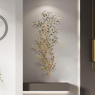 创意墙面壁挂装 饰假绿植挂墙 饰立体餐厅玄关壁饰挂饰卧室房间铁装