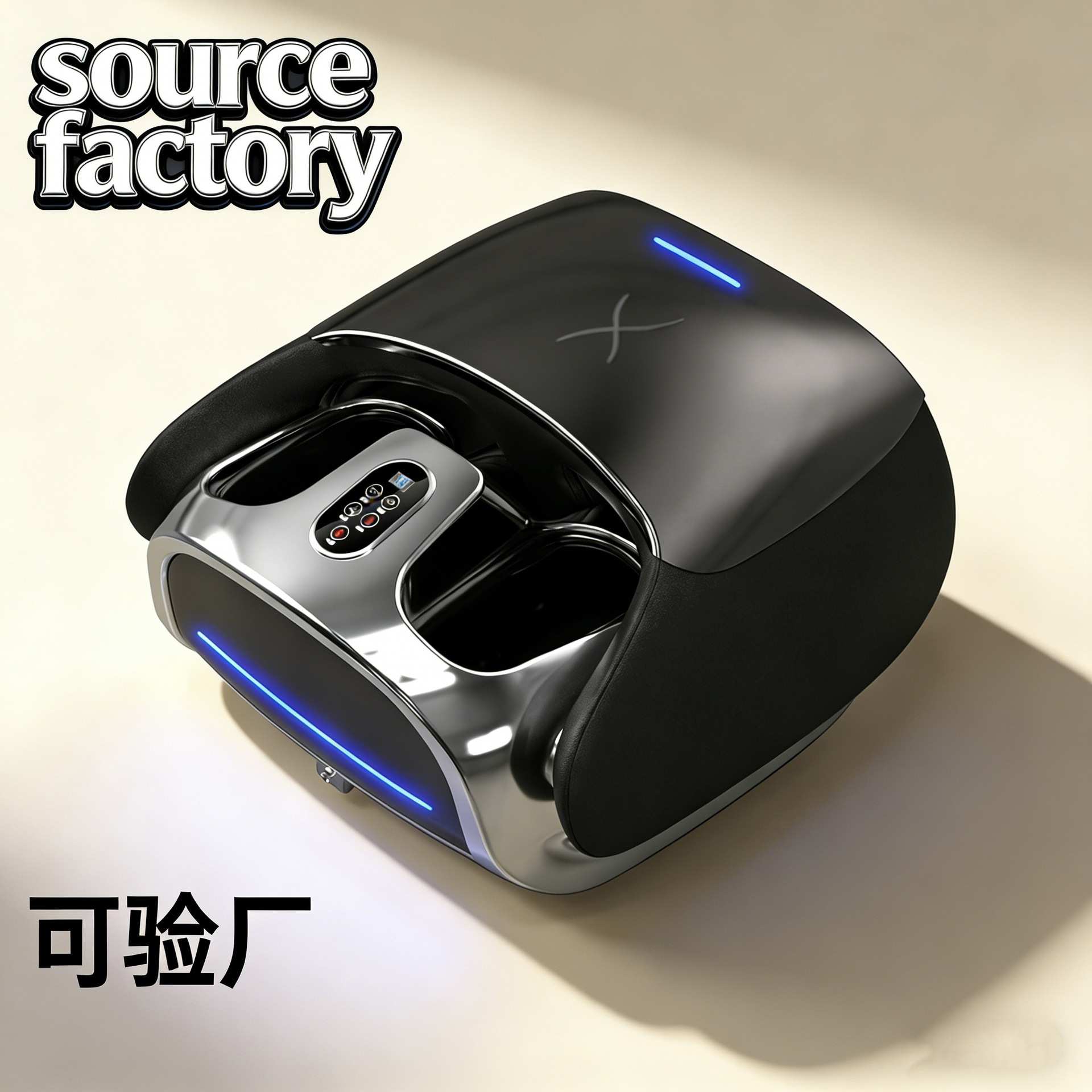 折叠式足疗机多功能按摩器加热全自动家用足部小腿揉捏按摩美腿机