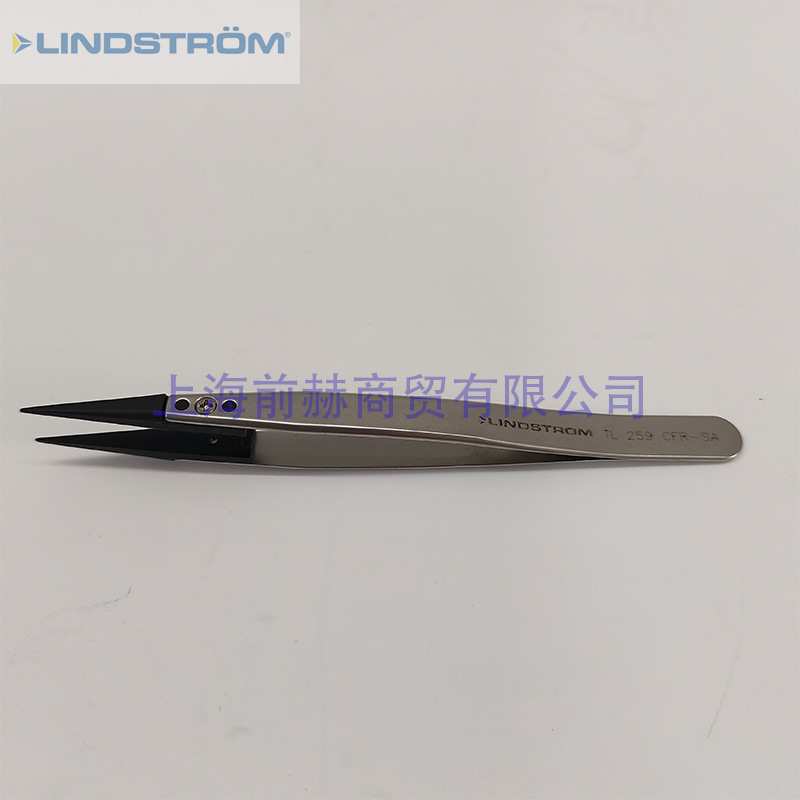 瑞典LINDSTROM TL 259CFR-SA碳纤维塑料可更换头部ESD防静电镊子