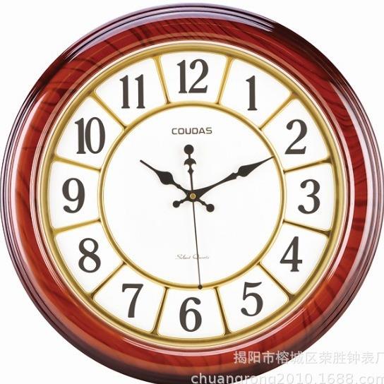2024新款欧式挂鈡50CM欧式大挂钟18寸客厅北欧石英钟工厂