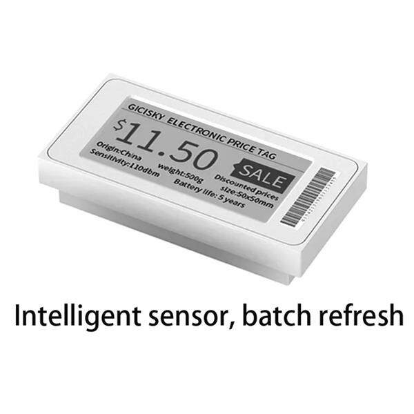 5个2.1英寸电子价签ESL TFT屏幕显示无乱写连接 数字价格货架标签