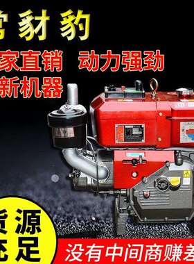 中国常州船用农用单缸水冷R195 柴油机-小12马力手摇柴油机