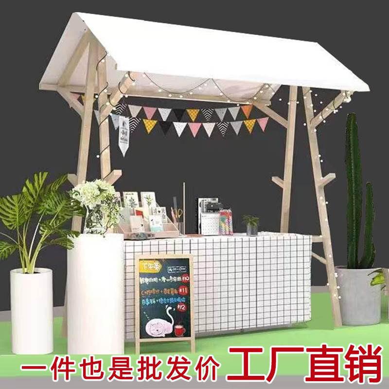 简易实木促销车冰淇淋展架袜子展示架摆摊折叠工具车小摊衣服早市