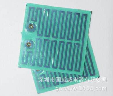 深圳厂薄膜发热电路聚酯薄膜发热片，薄膜发热膜，FPC柔性电热膜