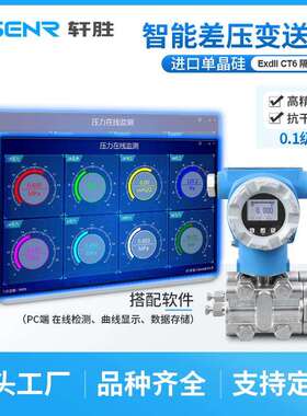 PCM950A高稳定在线监测数据 差压变送器 4-20mA/Hart 0.1级单晶硅