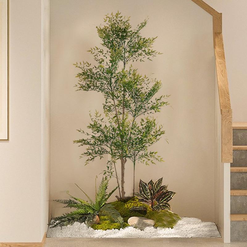 仿真植物造景植物装饰室内外仿真塑料植物大号摆件仿真绿植造景