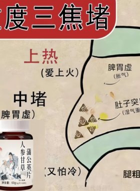 归元三焦通上热下寒中焦淤堵三焦不通中焦不通虚不受补火旺通焦