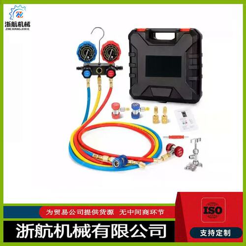 汽车空调加注工具 制冷剂R22 R134a R404 R410压力表 R134a冷媒表