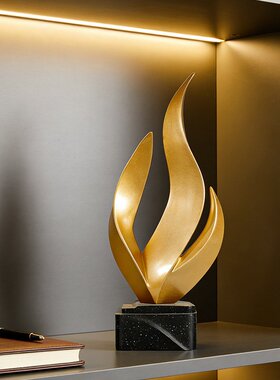 样板房摆件轻奢办公室桌面摆件北欧现代风家居客厅展示柜摆件跨境