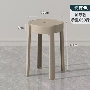 塑料椅子家用加厚北欧餐厅靠背椅餐桌商用餐椅现代简约凳子无客厅