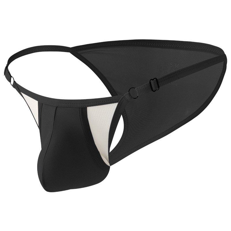 夏季冰丝男士三角裤网孔透气凉感两侧开口高叉小三角裤包臀短裤男,女士内衣/男士内衣/家居服,男三角内裤,淘宝优惠券,粉丝福利购,淘宝优惠卷