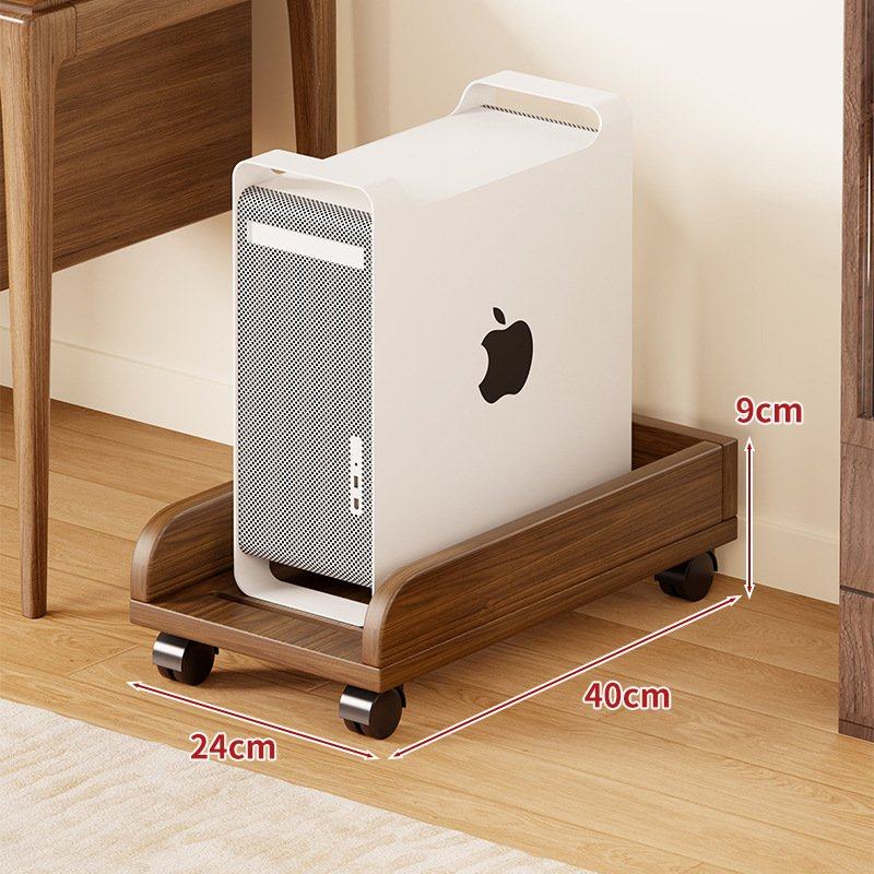 实木电脑主机托架移动增高底座办公桌下置物架加宽台式机箱收纳架,餐饮具,茶盘,淘宝优惠券,粉丝福利购,淘宝优惠卷