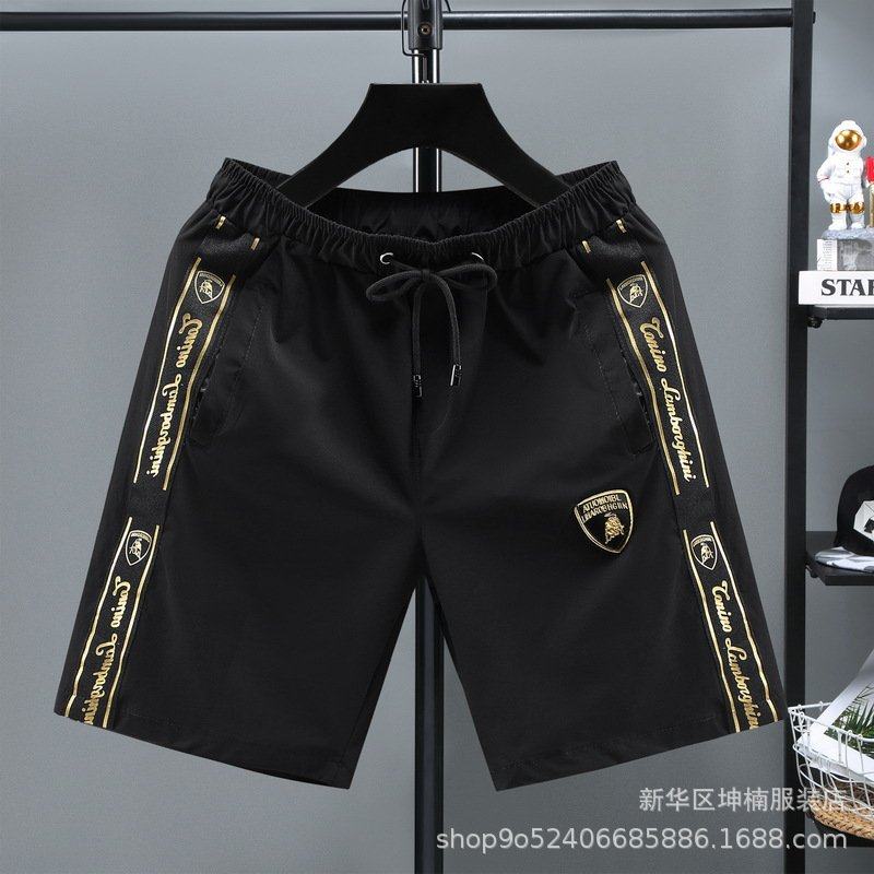 夏季薄款运动5分短裤男款潮流宽松透气五分中裤男士冰丝休闲裤衩,男装,短裤,淘宝优惠券,粉丝福利购,淘宝优惠卷