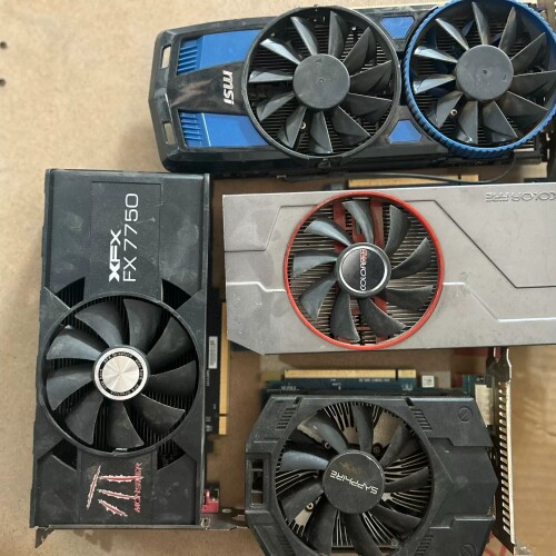 议价出售各个品牌HD7750 1G显卡,拆机显卡,图片供参考,一