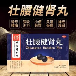同仁堂 壮腰健肾丸 5.6g*10丸/盒 肾亏腰痛 风湿骨痛 神经衰弱