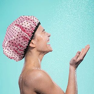 极速Shower Caps for Wormen 3 Pack in Different Colors - For