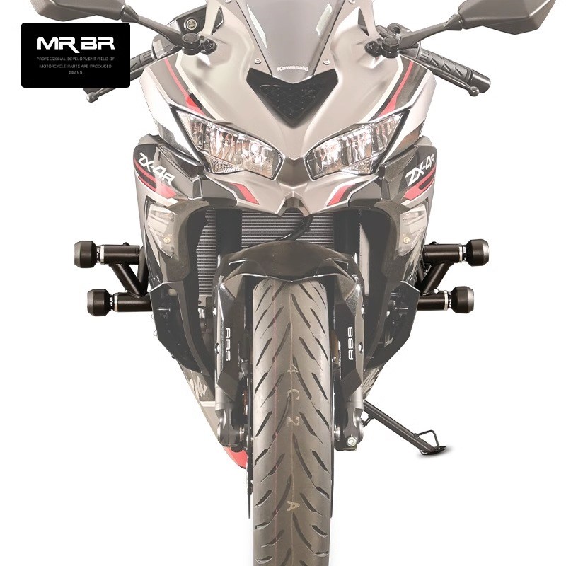 MRBR适配川崎zx4rr护杠防摔球竞技杠忍者保险杠防护ZXW-4R改装配