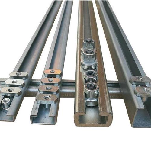 现货速发滑动轻型h型钢m10滑块冷v镀锌轴承轮型材导W轨u型槽轮电.