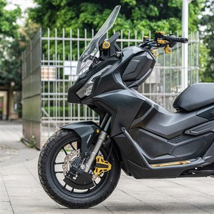 适用三阳巡弋150/300哈士奇ADV150/350M九妹夫改装 前刹车盘导流