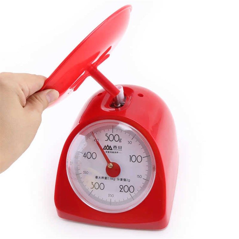 香山弹簧克秤家用烘焙教学仪器500g1kg2kg机械T厨房秤计量机械秤
