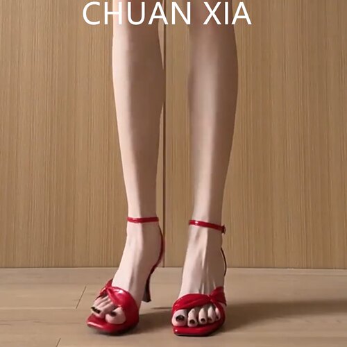 羊皮版！法式气质红色真