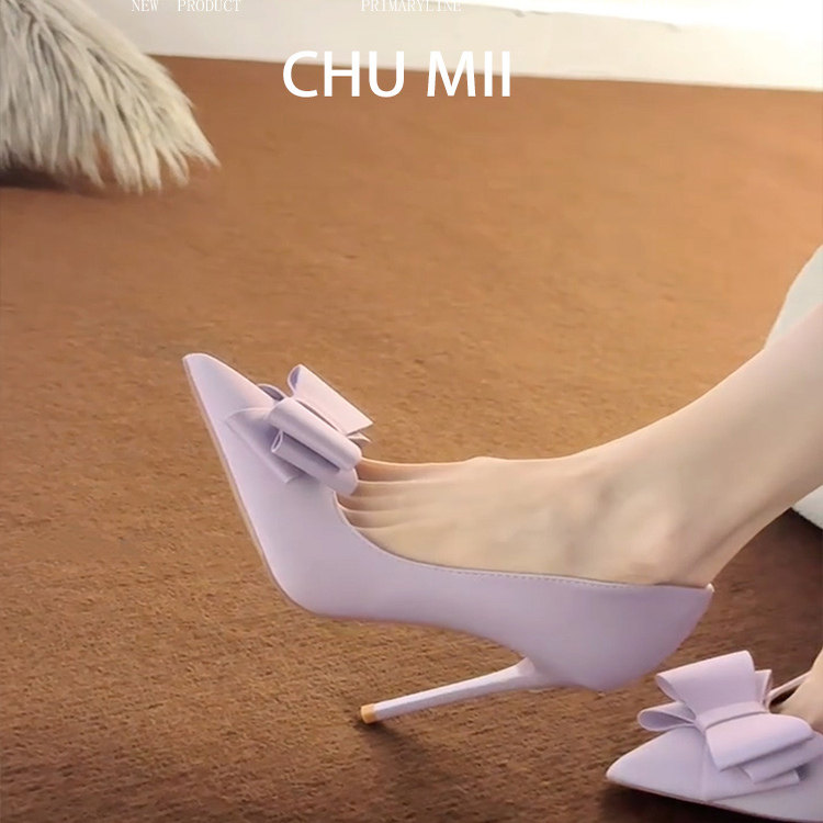 羊皮版~法式仙女风细跟高