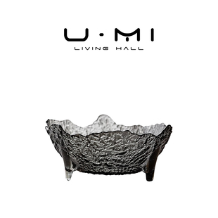 果盘日式 LIVING 融冰 创意家用客厅茶几轻奢高档玻璃