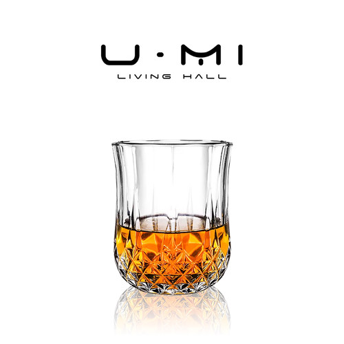 U Mi LIVING · 湫琳 | 酒具玻璃家用洋酒小号钻石杯白酒杯套装
