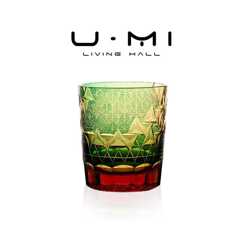 U Mi LIVING · 暮色 | 酒具六角玲珑手工雕花玻璃杯威士忌洋酒杯