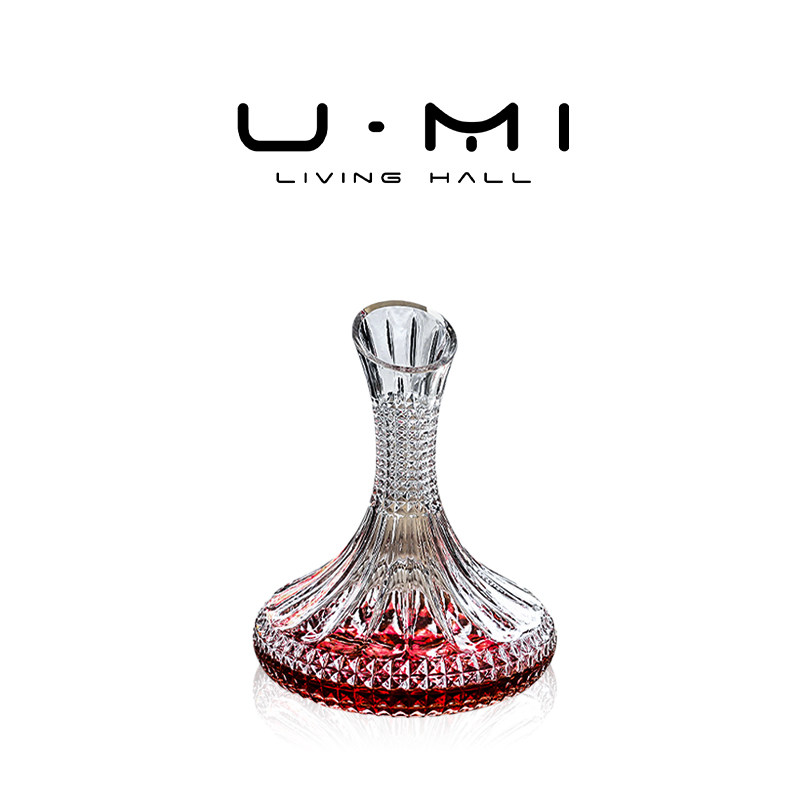 U Mi LIVING&middot;传奇 | 酒具欧式轻奢高档醒酒器红酒杯套装水晶玻璃