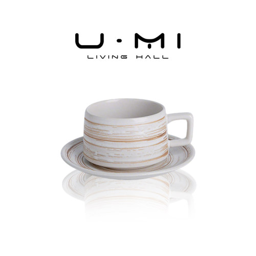 U Mi LIVING · 拉花 | 咖啡杯碟套装喝咖啡泡下午茶复古简约高级