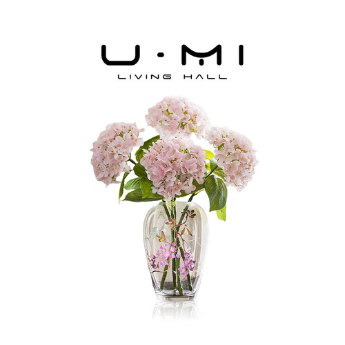 U Mi LIVING · 紫藤 | 花瓶客厅玄关餐桌中式高级感摆件玻璃花瓶