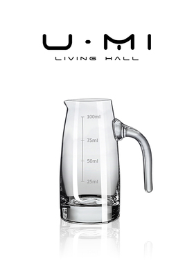U Mi LIVING · 刻酒 | 酒具水晶玻璃家用加厚刻度白酒分酒器