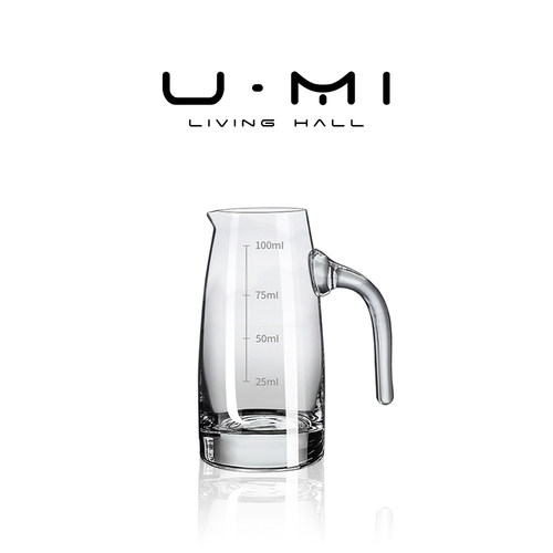 U Mi LIVING · 刻酒 | 酒具水晶玻璃家用加厚刻度白酒分酒器