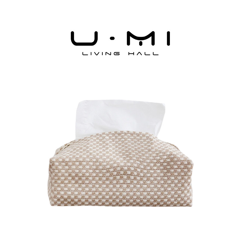 U Mi LIVING · 双音 | 纸巾盒日式简约家用客厅创意布艺梳妆台