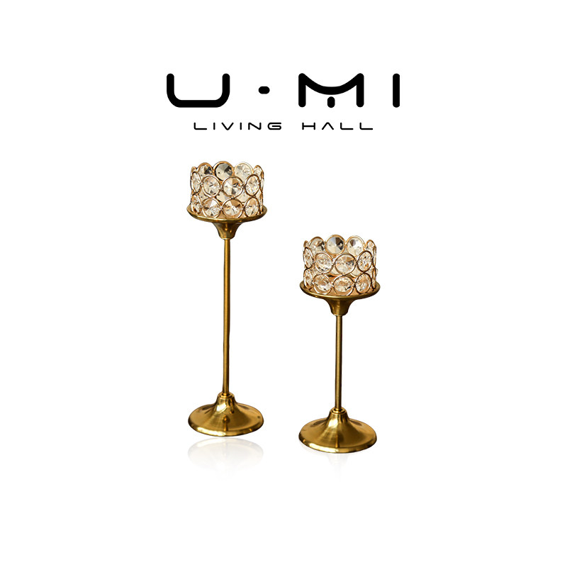 U Mi LIVING · 星铃  |  烛台水滴香薰蜡烛家用法式浪漫摆件装饰