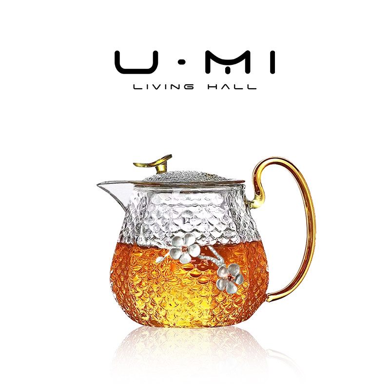 U Mi LIVING · 龙鳞 | 茶具泡茶壶旋转逍遥壶茶水分离玻璃耐热