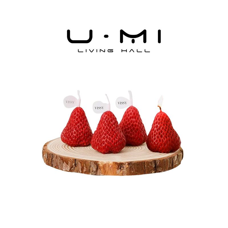 U Mi LIVING&middot;小满 | 香薰大豆蜡草莓香薰蜡烛爱创意伴手礼小礼品